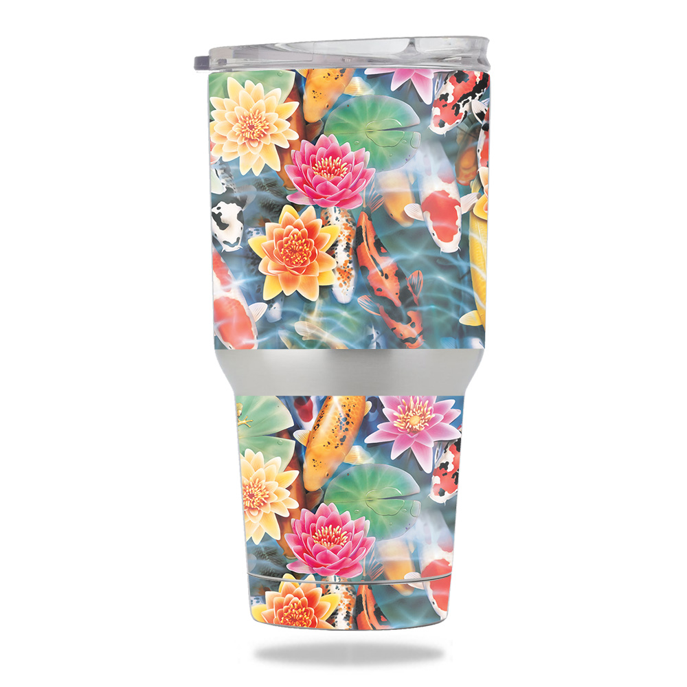 Picture of MightySkins METUM30-Koi Pond Skin for Members Mark 30 oz Tumbler - Koi Pond
