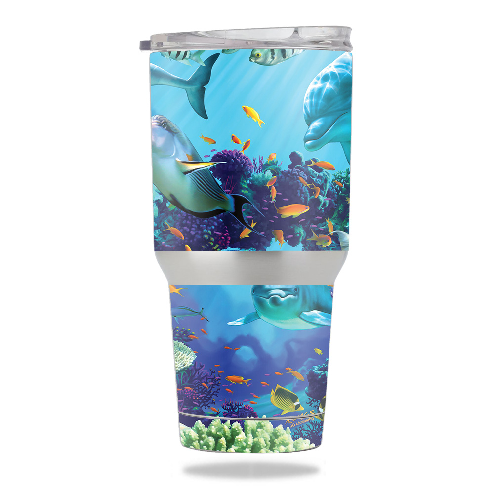 Picture of MightySkins METUM30-Ocean Friends Skin for Members Mark 30 oz Tumbler - Ocean Friends