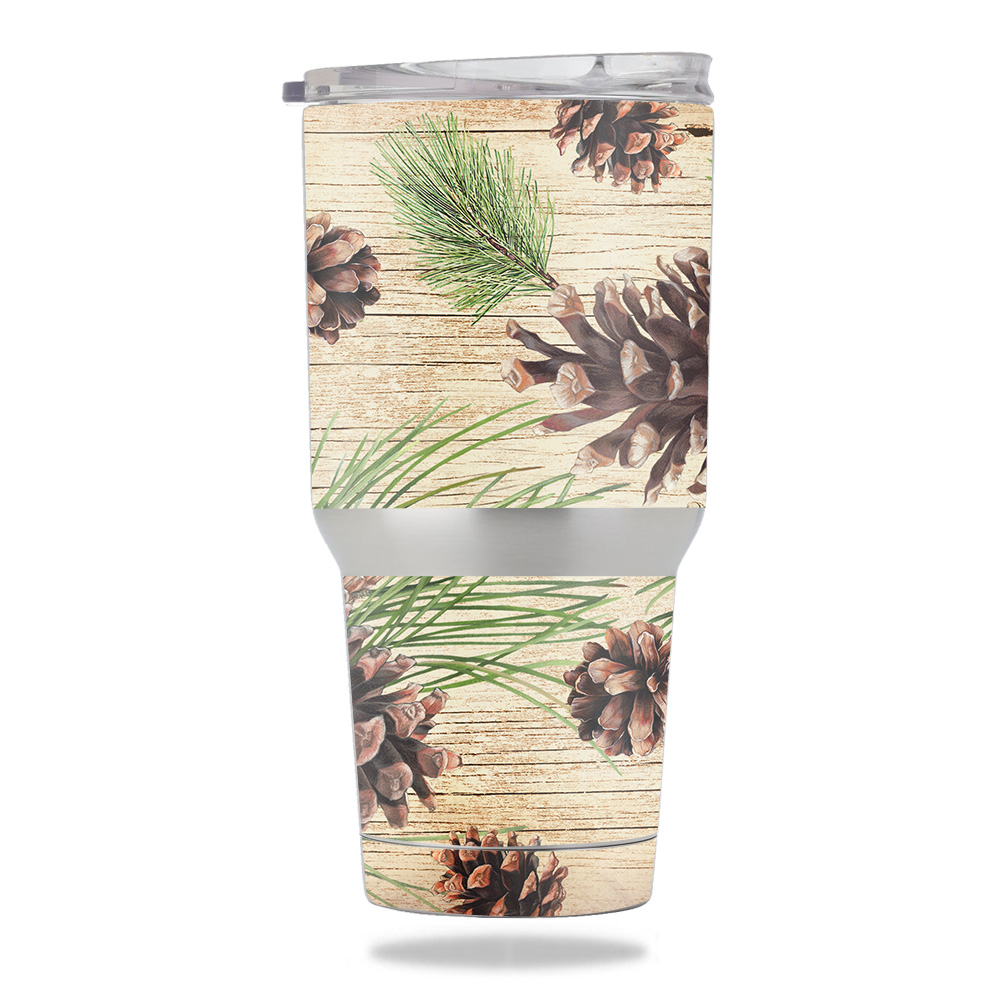 Picture of MightySkins METUM30-Pine Collage Skin for Members Mark 30 oz Tumbler - Pine Collage