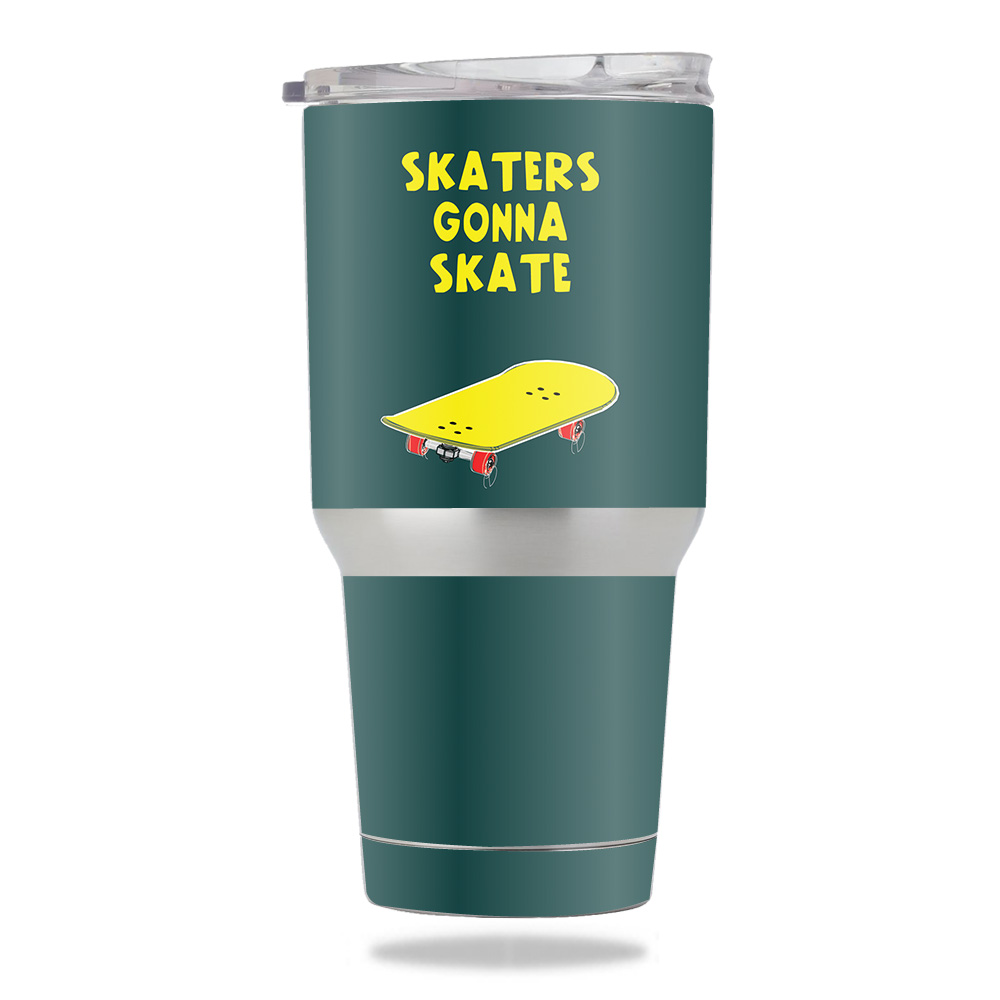 Picture of MightySkins METUM30-Skaters Gonna Skate Skin for Members Mark 30 oz Tumbler - Skaters Gonna Skate