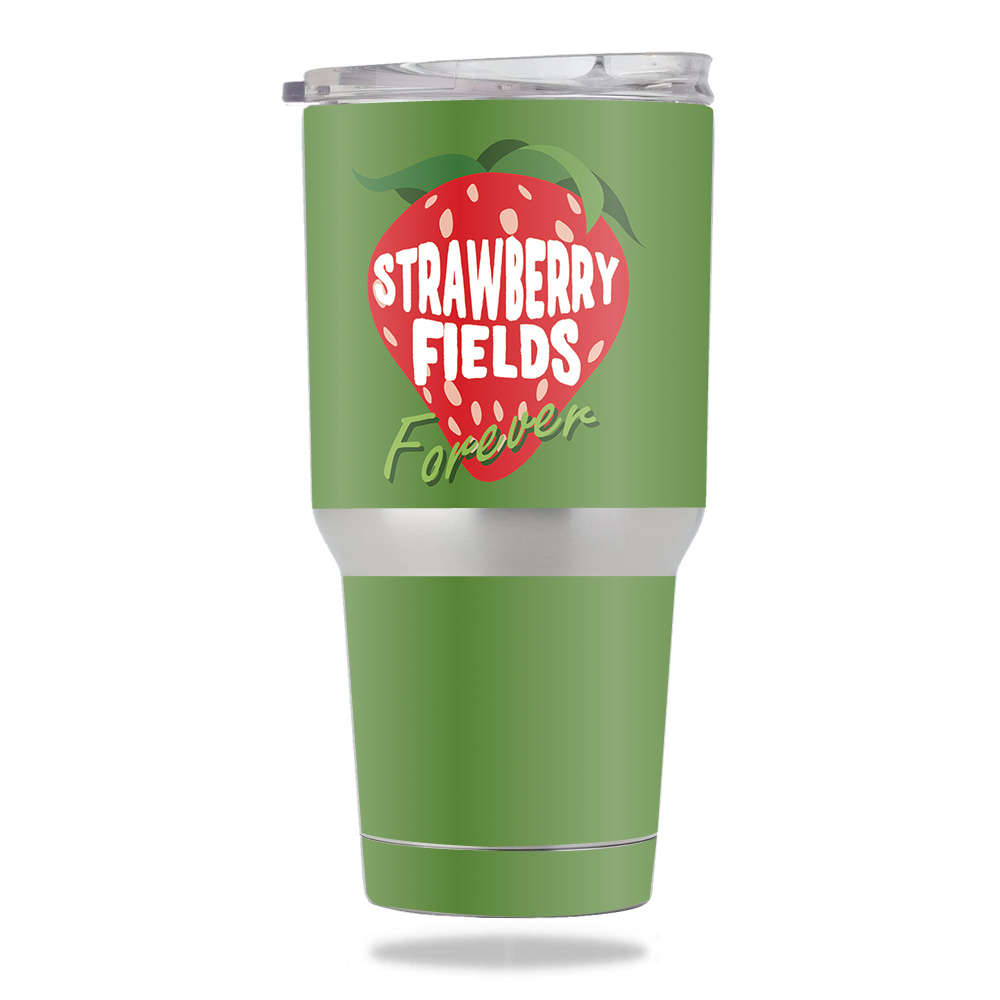 Picture of MightySkins METUM30-Strawberry Fields Forever Skin for Members Mark 30 oz Tumbler - Strawberry Fields Forever