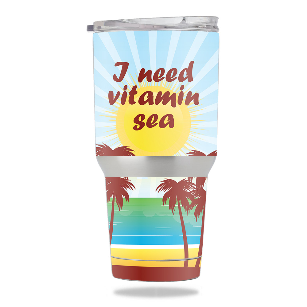 Picture of MightySkins METUM30-Vitamin Sea Skin for Members Mark 30 oz Tumbler - Vitamin Sea