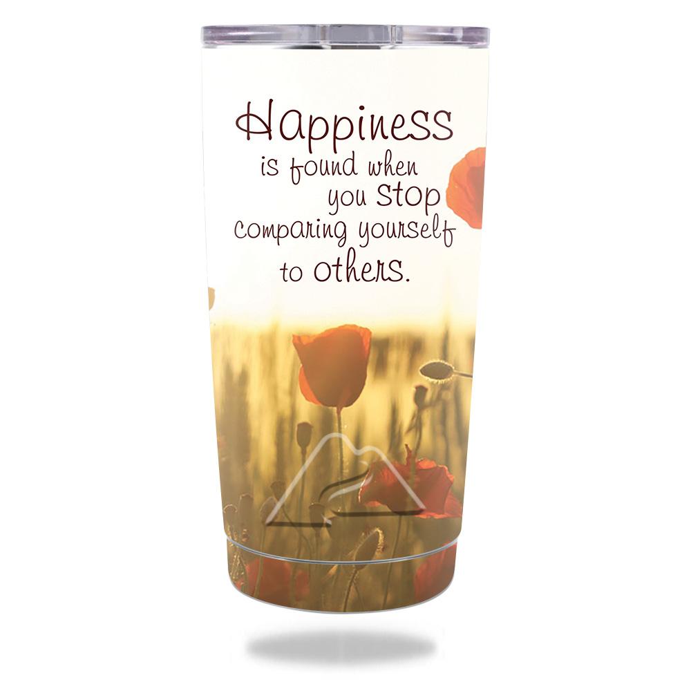 Picture of MightySkins OZTUM20-Be Happy Skin for Ozark Trail 20 oz Tumbler 2016 - Be Happy