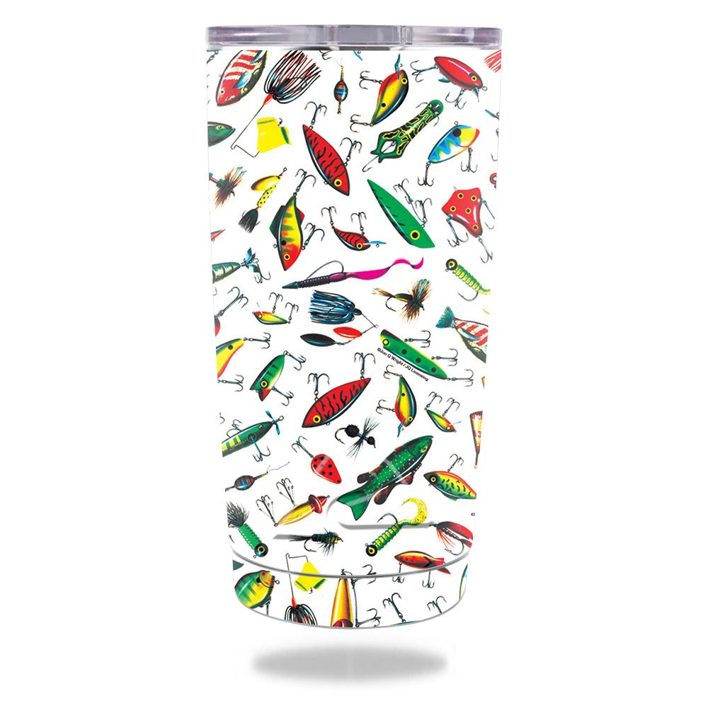 Picture of MightySkins OZTUM20-Bright Lures Skin for Ozark Trail 20 oz Tumbler 2016 - Bright Lures