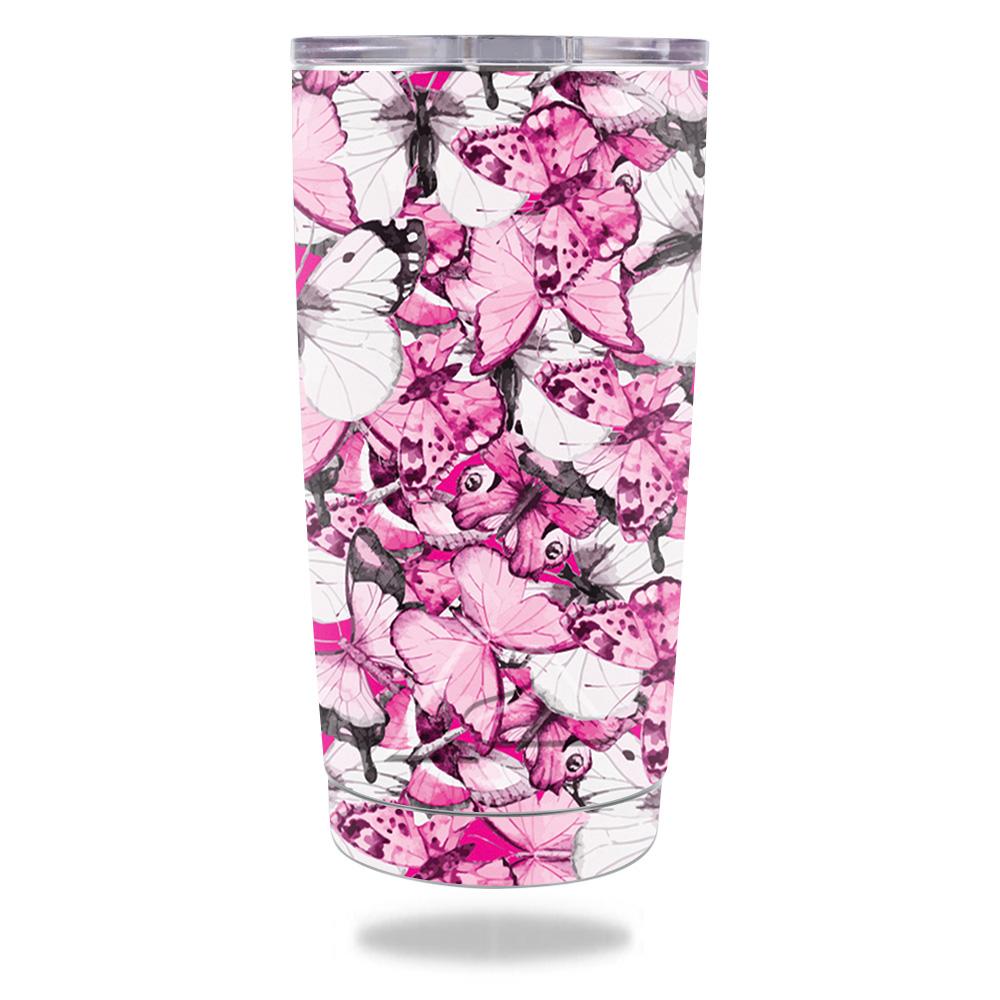 Picture of MightySkins OZTUM20-Butterflies Skin for Ozark Trail 20 oz Tumbler 2016 - Butterflies