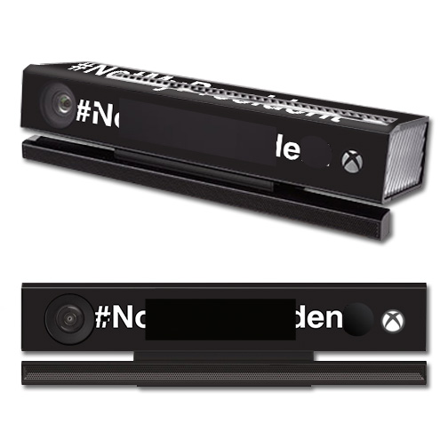 MIXBONKIN-Not My President Skin for Microsoft Xbox One Kinect - Not My President -  MightySkins