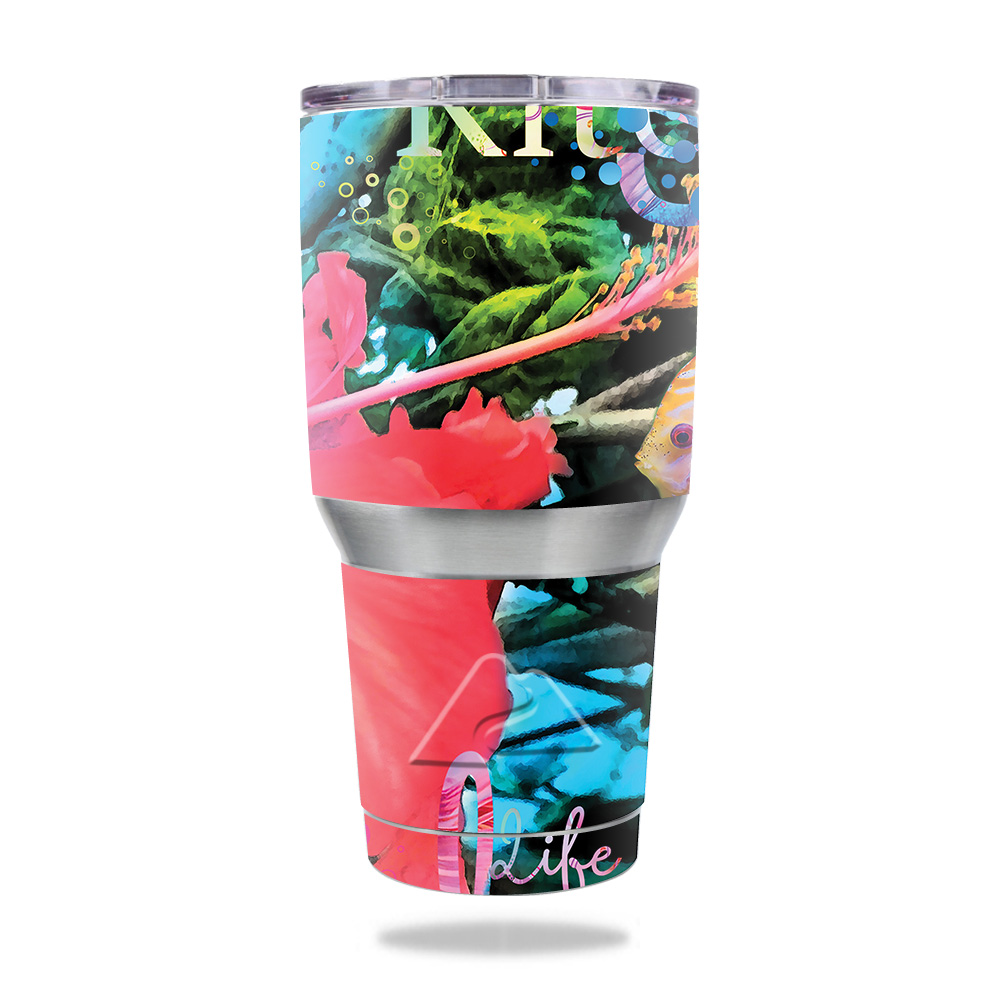 Picture of MightySkins OZTUM30-Trippy Ocean Skin for Ozark Trail 30 oz Tumbler - Trippy Ocean