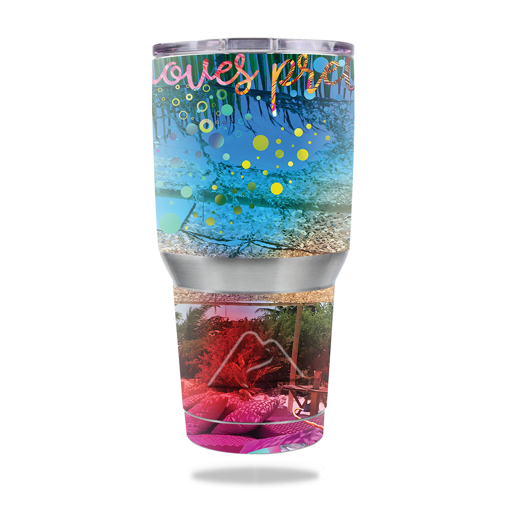 Picture of MightySkins OZTUM30-Tropical Resort Skin for Ozark Trail 30 oz Tumbler - Tropical Resort