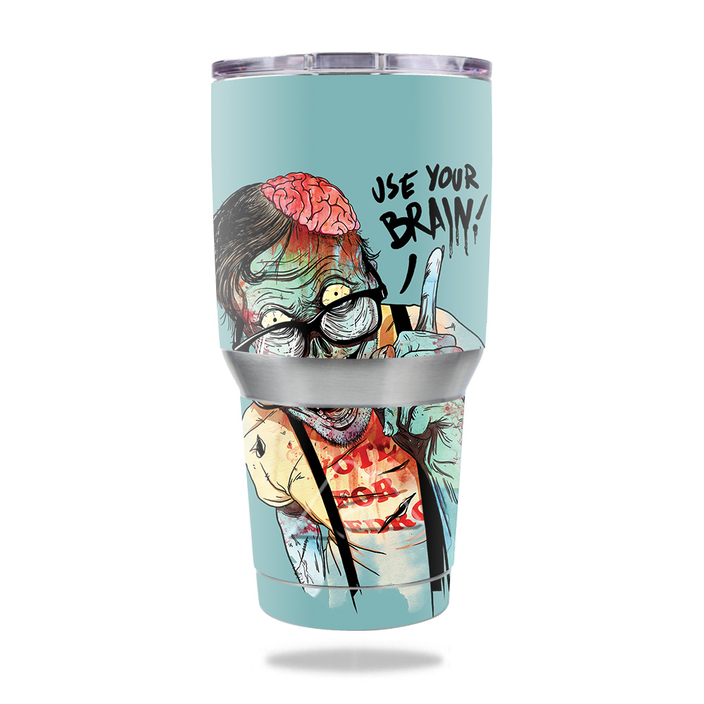 Picture of MightySkins OZTUM30-Use Your Brain Skin for Ozark Trail 30 oz Tumbler - Use Your Brain