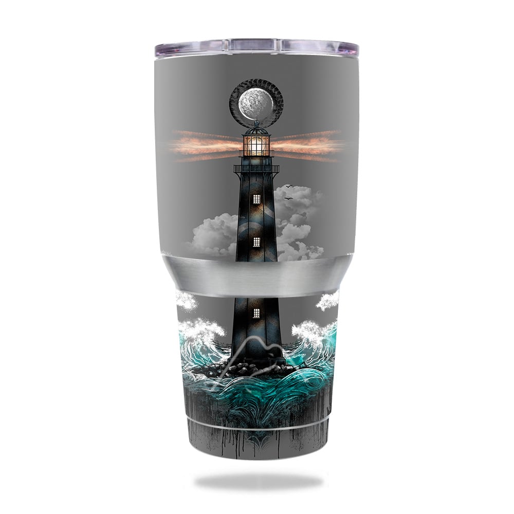 Picture of MightySkins OZTUM30-Wave Anchor Skin for Ozark Trail 30 oz Tumbler - Wave Anchor