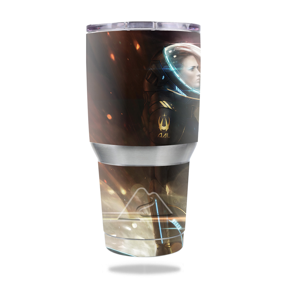 Picture of MightySkins OZTUM30-Dark Skies Skin for Ozark Trail 30 oz Tumbler - Dark Skies