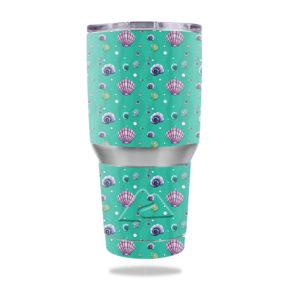 Picture of MightySkins OZTUM30-Decorative Shells Skin for Ozark Trail 30 oz Tumbler - Decorative Shells