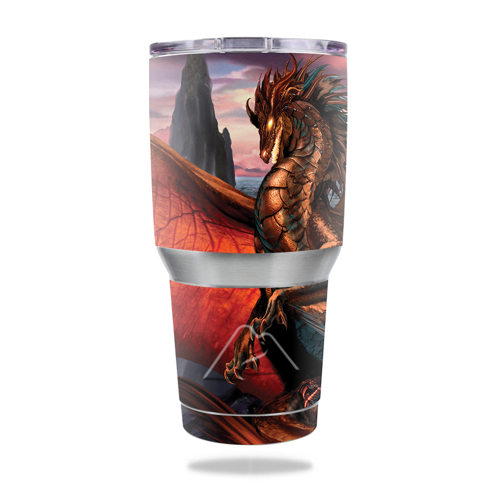 Picture of MightySkins OZTUM30-Dragon Reign Skin for Ozark Trail 30 oz Tumbler - Dragon Reign