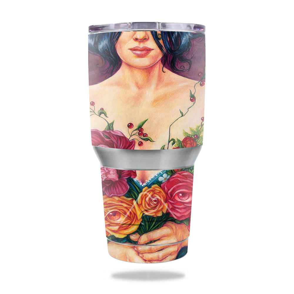Picture of MightySkins OZTUM30-Eye Bouquet Skin for Ozark Trail 30 oz Tumbler - Eye Bouquet