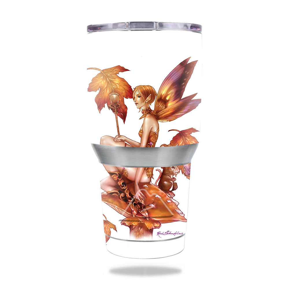 Picture of MightySkins OZTUM30-Falling Leaf Skin for Ozark Trail 30 oz Tumbler - Falling Leaf