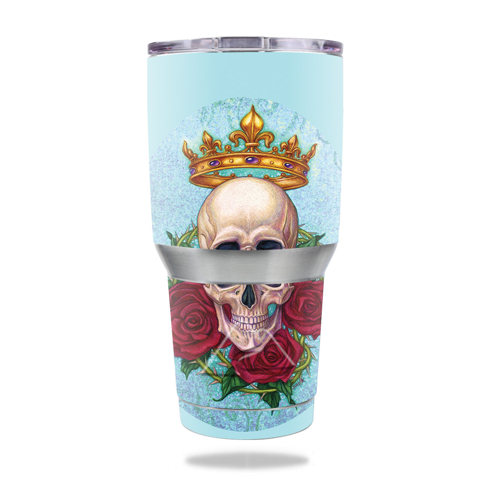 Picture of MightySkins OZTUM30-Fancy Skull Skin for Ozark Trail 30 oz Tumbler - Fancy Skull