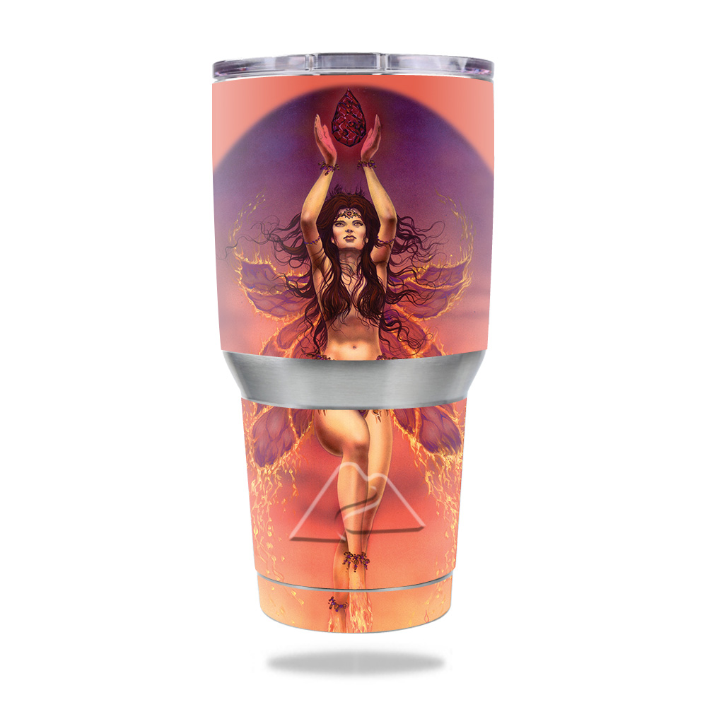 Picture of MightySkins OZTUM30-Fiery Magic Skin for Ozark Trail 30 oz Tumbler - Fiery Magic