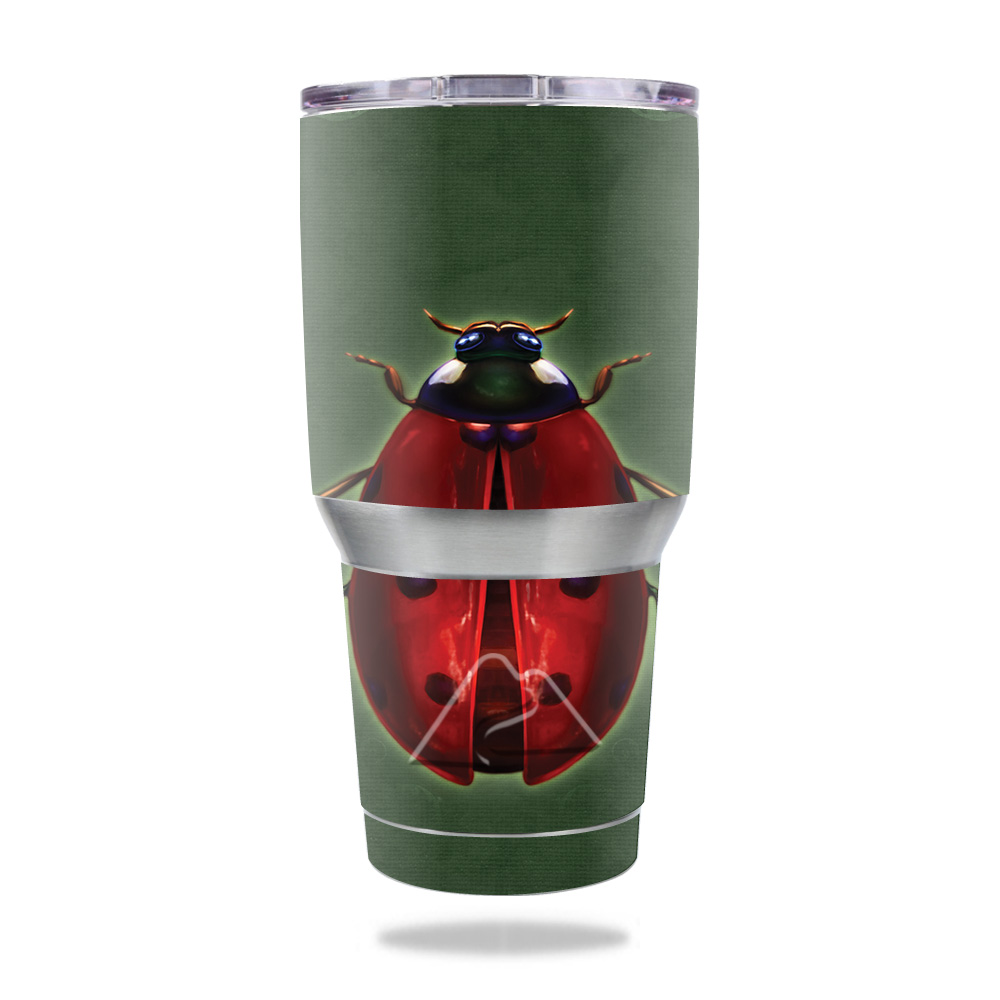 Picture of MightySkins OZTUM30-Flashy Ladybug Skin for Ozark Trail 30 oz Tumbler - Flashy Ladybug