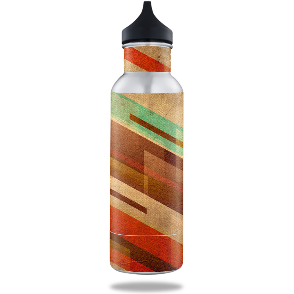 Picture of MightySkins BOKE12ST-Abstract Wood Skin for BottleKeeper 12 oz Standard Wrap Cover Sticker - Abstract Wood