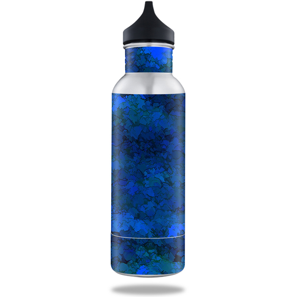 Picture of MightySkins BOKE12ST-Blue Ice Skin for BottleKeeper 12 oz Standard Wrap Cover Sticker - Blue Ice