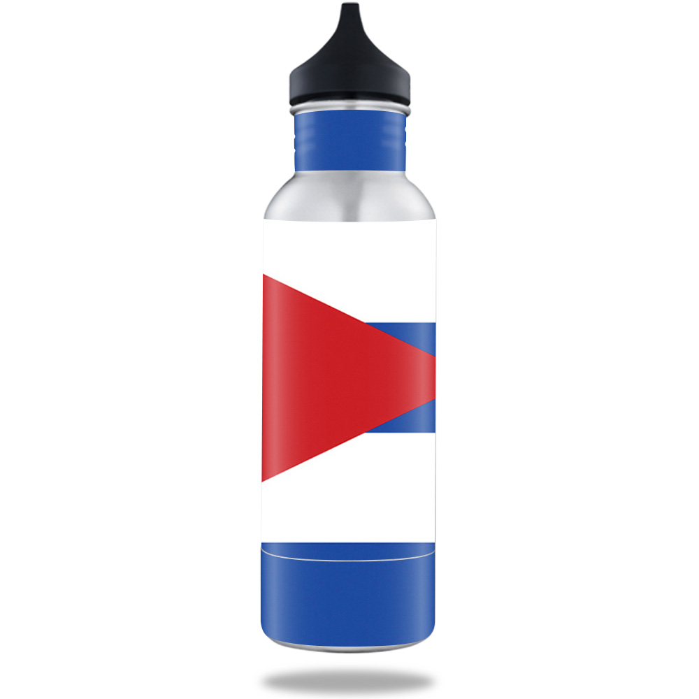 Picture of MightySkins BOKE12ST-Cuban Flag Skin for BottleKeeper 12 oz Standard Wrap Cover Sticker - Cuban Flag