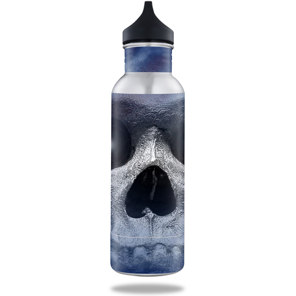 Picture of MightySkins BOKE12ST-Haunted Skull Skin for BottleKeeper 12 oz Standard Wrap Cover Sticker - Haunted Skull