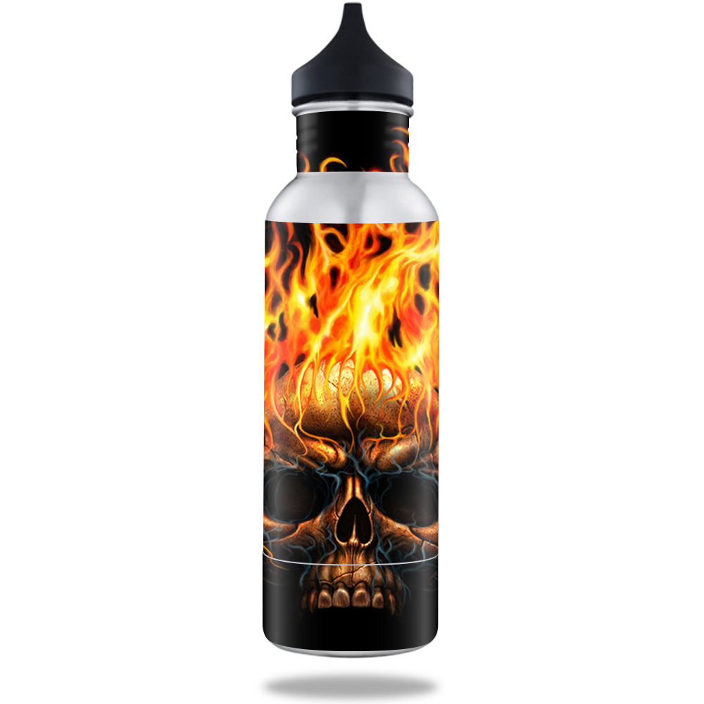 Picture of MightySkins BOKE12ST-Hot Head Skin for BottleKeeper 12 oz Standard Wrap Cover Sticker - Hot Head