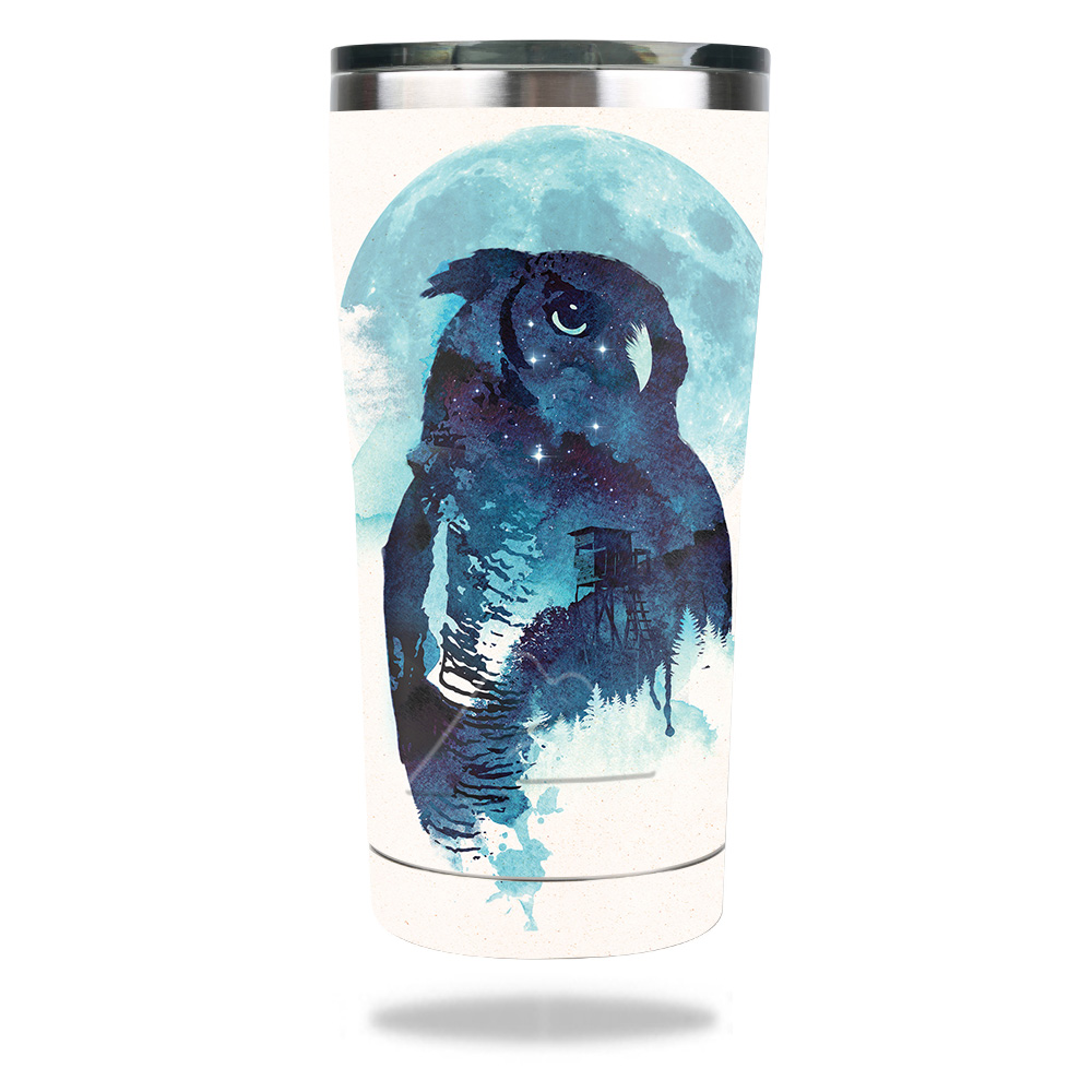 Picture of MightySkins OZTUM2017-Midnight Owl Skin for Ozark Trail 20 oz Tumbler 2017 - Midnight Owl