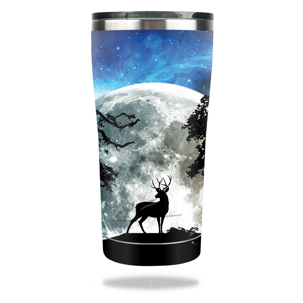 Picture of MightySkins OZTUM2017-Moonlight Deer Skin for Ozark Trail 20 oz Tumbler 2017 - Moonlight Deer