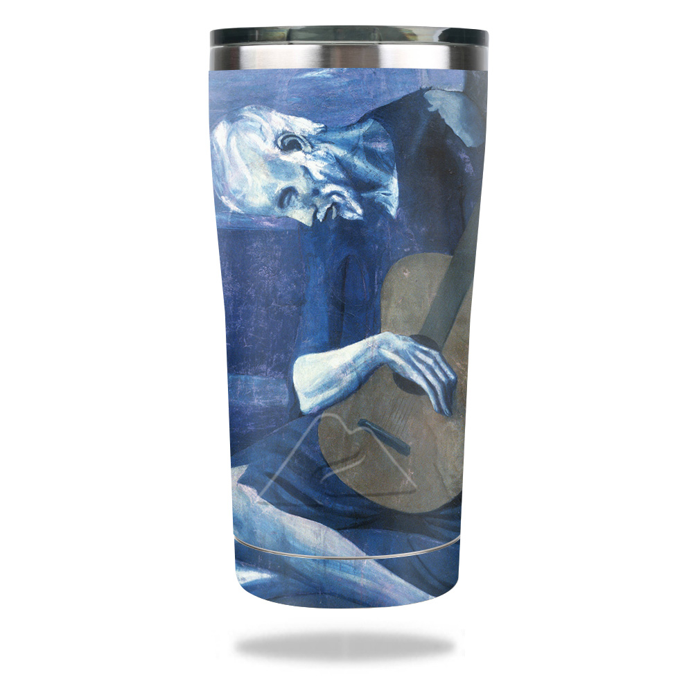 Picture of MightySkins OZTUM2017-Old Guitarist Skin for Ozark Trail 20 oz Tumbler 2017 - Old Guitarist