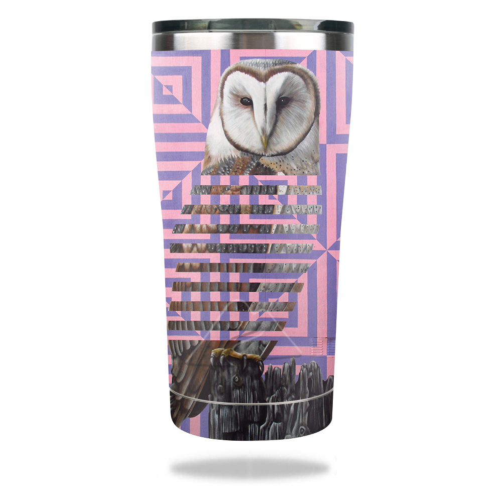 Picture of MightySkins OZTUM2017-Owl Maze Skin for Ozark Trail 20 oz Tumbler 2017 - Owl Maze