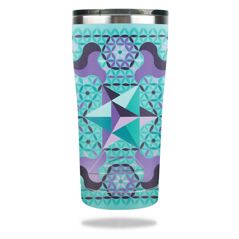Picture of MightySkins OZTUM2017-Pastel Hexagon Skin for Ozark Trail 20 oz Tumbler 2017 - Pastel Hexagon