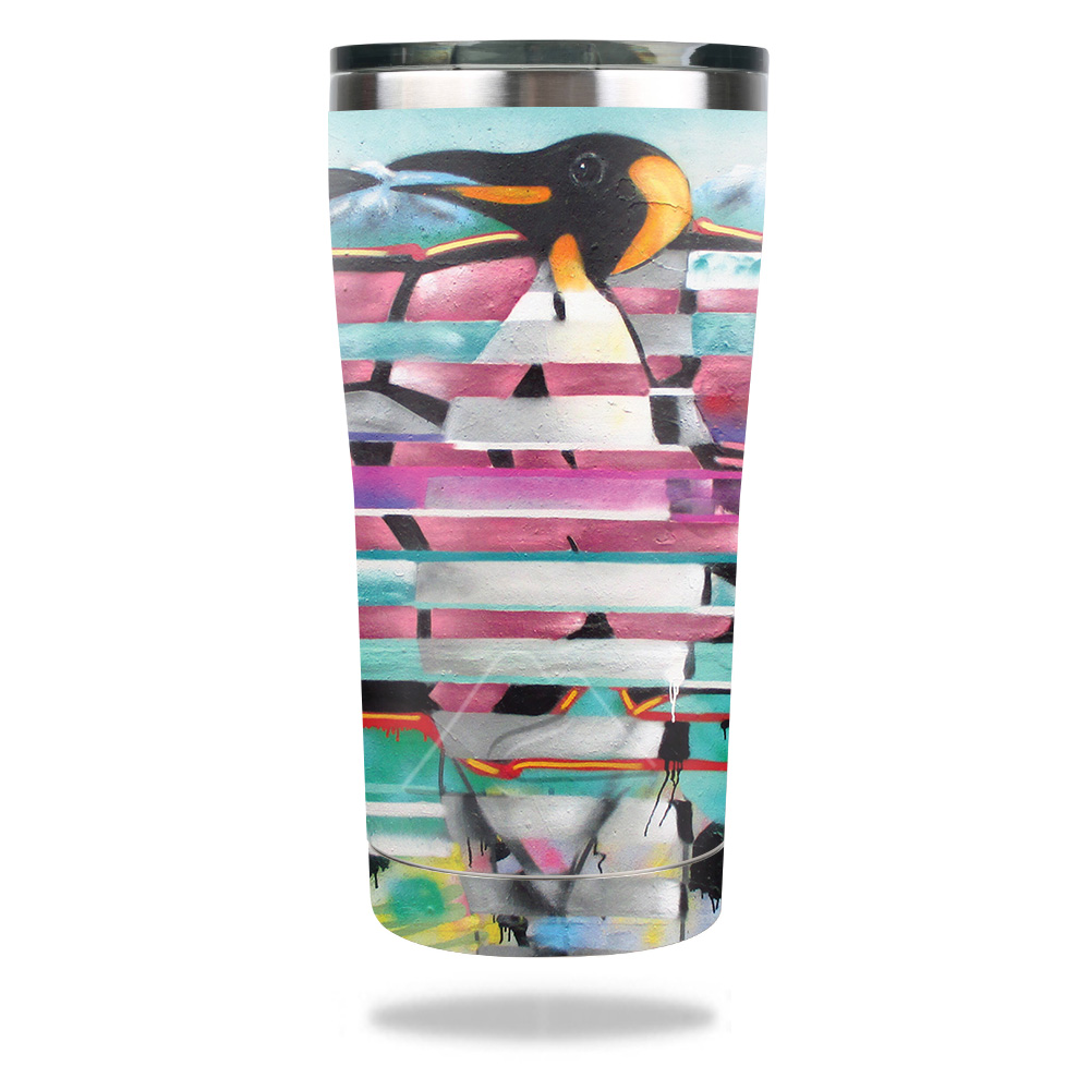 Picture of MightySkins OZTUM2017-Penguin Party Skin for Ozark Trail 20 oz Tumbler 2017 - Penguin Party
