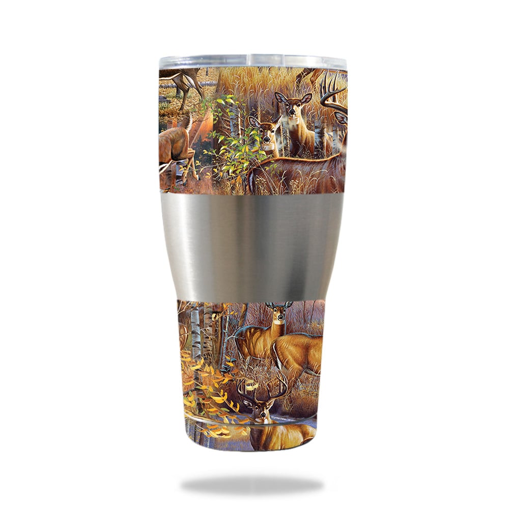 Picture of MightySkins IBTUM30-Deer Pattern Skin for IBEX 30 oz Tumbler - Deer Pattern