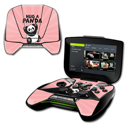 NVSHLDP-Hug A Panda Skin for Nvidia Shield Portable - Hug A Panda -  MightySkins