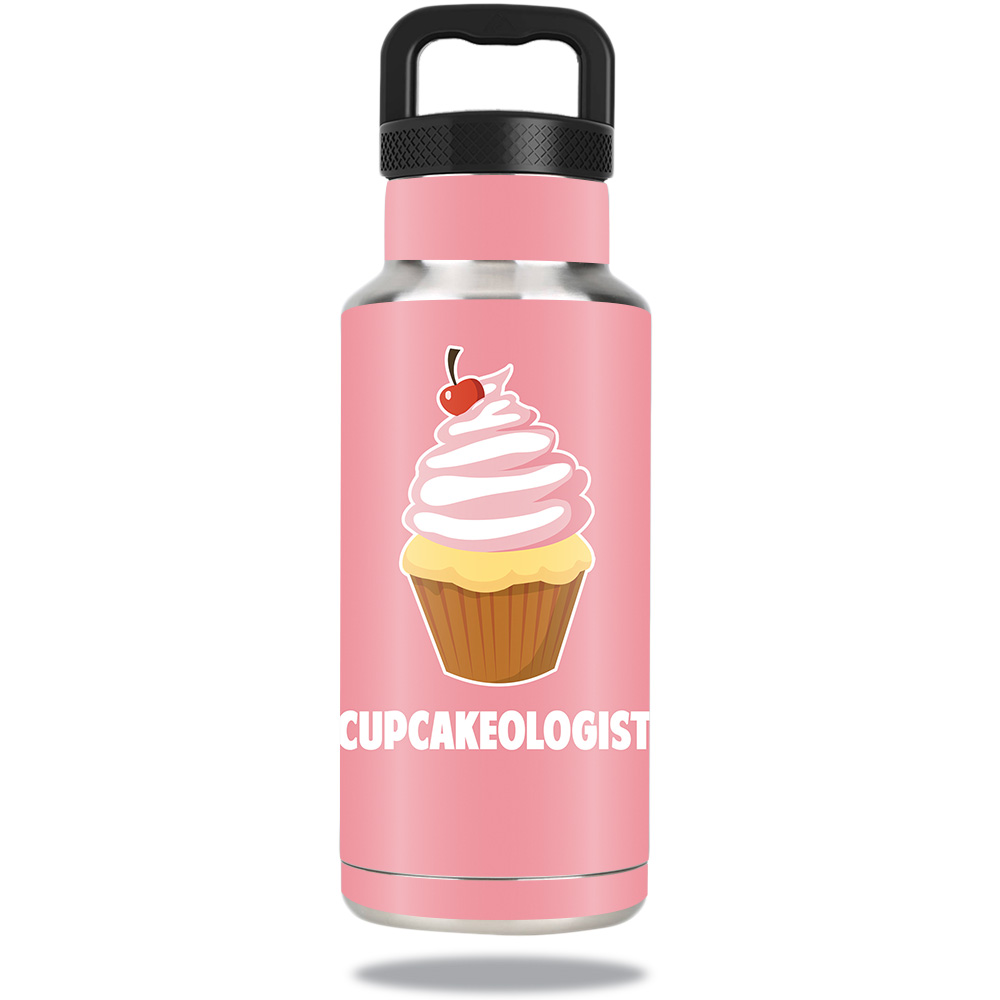 Picture of MightySkins OZBOT36-Cupcakeologist Skin for Ozark Trail 36 oz Water Bottle - Cupcakeologist