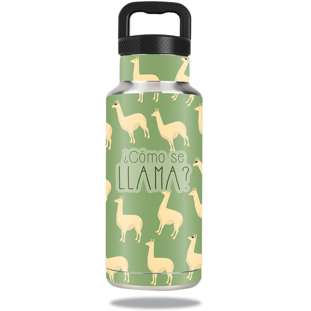 Picture of MightySkins OZBOT36-Llama Skin for Ozark Trail 36 oz Water Bottle - Llama