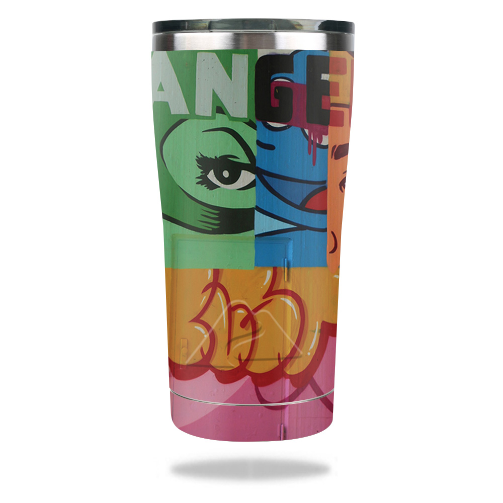 Picture of MightySkins OZTUM2017-Danger Skin for Ozark Trail 20 oz Tumbler 2017 - Danger