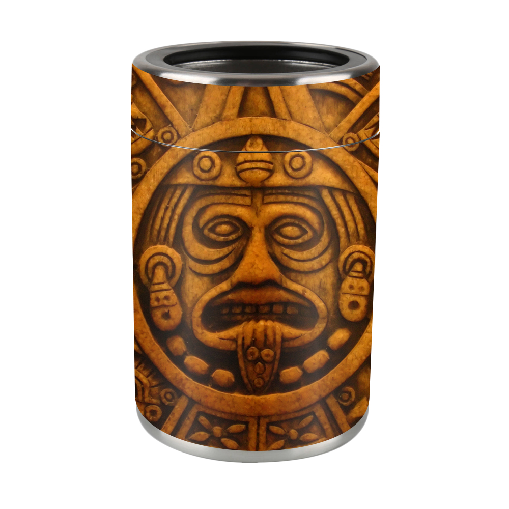 Picture of MightySkins OZCAN-Carved Aztec Skin for Ozark Trail 12 oz Can Wrap Cover Sticker - Carved Aztec