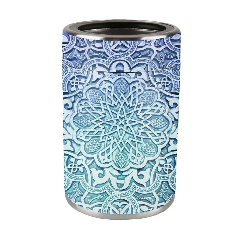 Picture of MightySkins OZCAN-Carved Blue Skin for Ozark Trail 12 oz Can Wrap Cover Sticker - Carved Blue