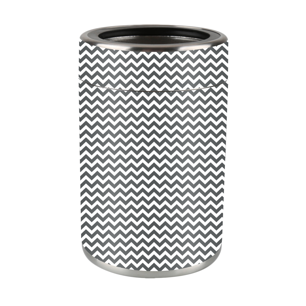 Picture of MightySkins OZCAN-Gray Chevron Skin for Ozark Trail 12 oz Can Wrap Cover Sticker - Gray Chevron