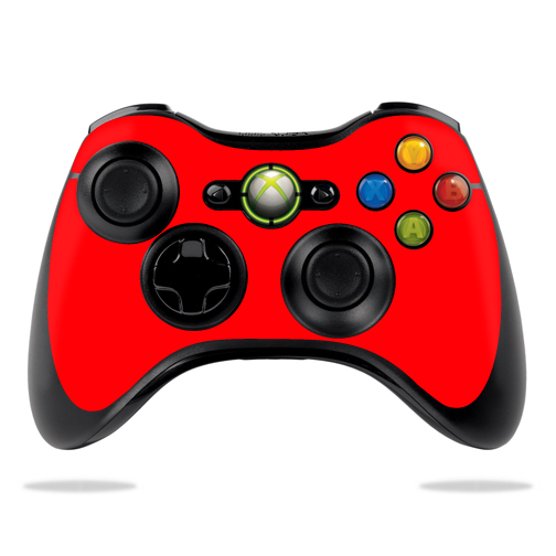 MIXB360CO-Solid Red Skin for Microsoft Xbox 360 Controller - Solid Red -  MightySkins