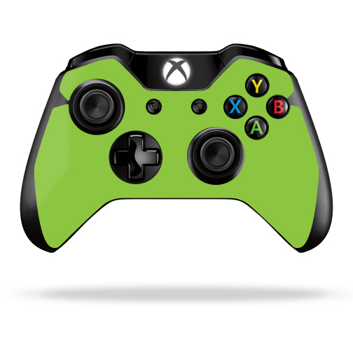 MIXBONCO-Solid Green Skin for Microsoft Xbox One or One S Controller - Solid Green -  MightySkins