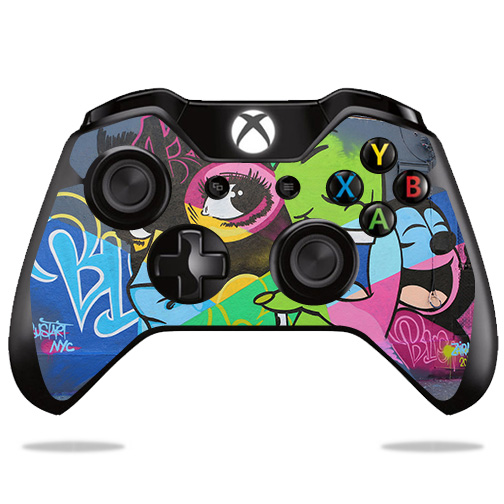 MIXBONCO-Spray Faces Skin for Microsoft Xbox One or One S Controller - Spray Faces -  MightySkins