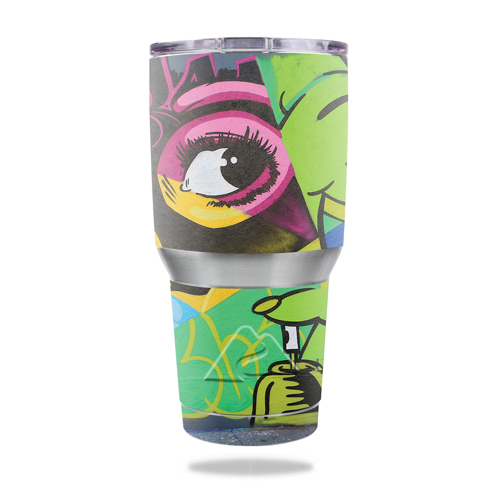 Picture of MightySkins OZTUM30-Spray Faces Skin for Ozark Trail 30 oz Tumbler - Spray Faces