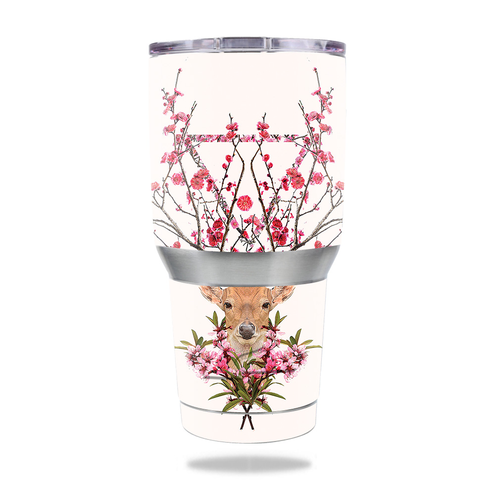 Picture of MightySkins OZTUM30-Spring Deer Skin for Ozark Trail 30 oz Tumbler - Spring Deer