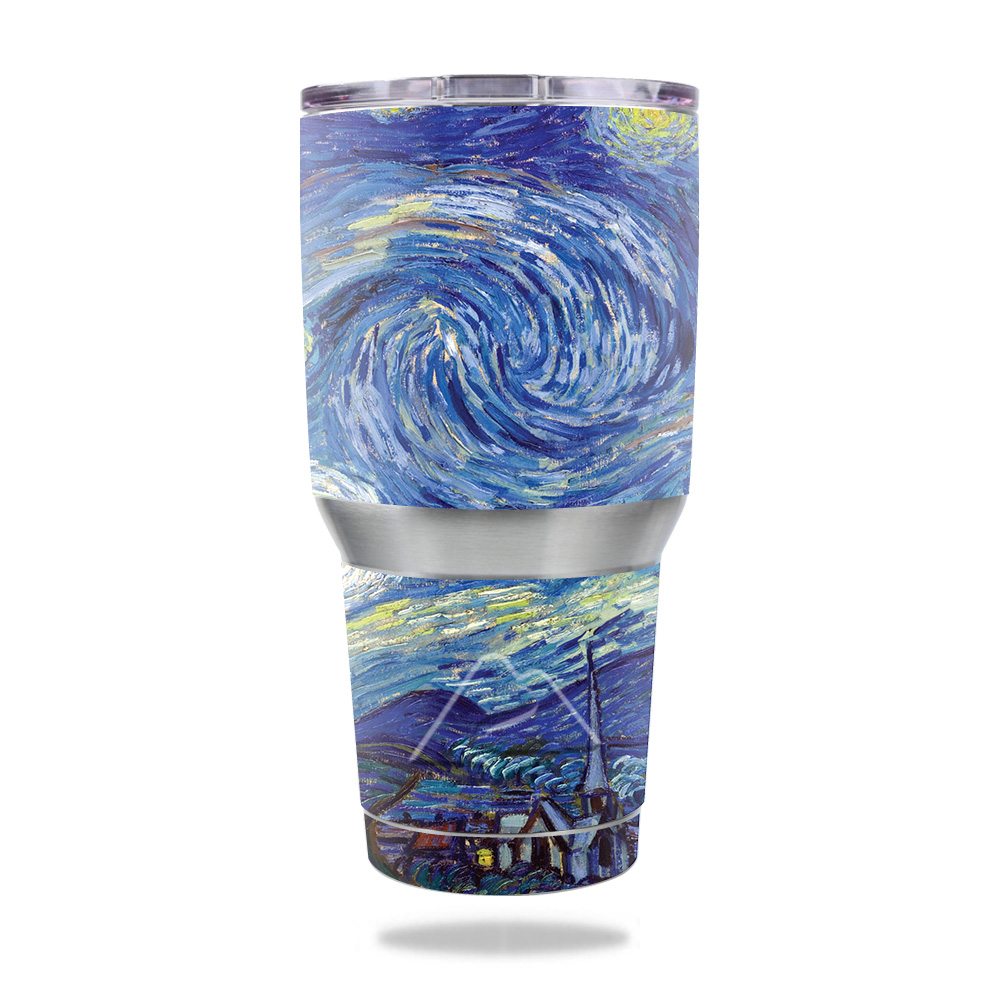 Picture of MightySkins OZTUM30-Starry Night Skin for Ozark Trail 30 oz Tumbler - Starry Night