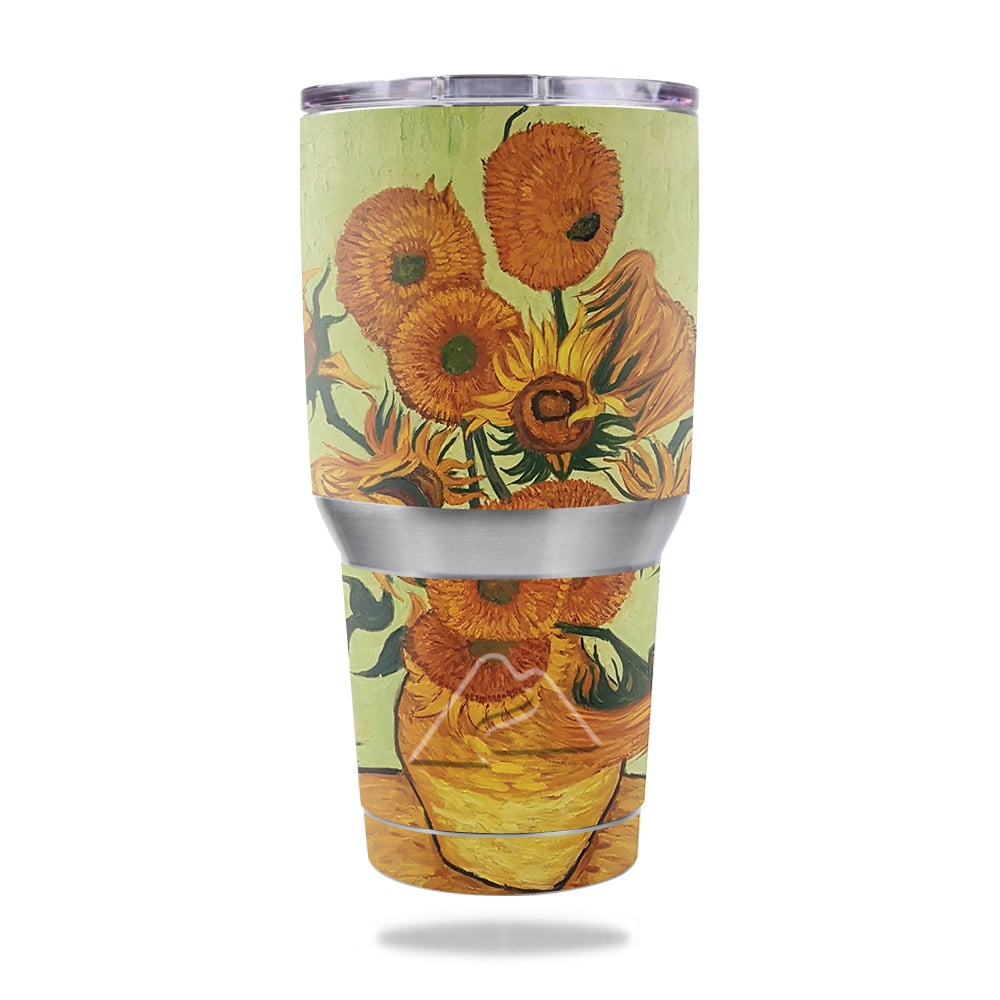 Picture of MightySkins OZTUM30-Van Gogh Sunflowers Skin for Ozark Trail 30 oz Tumbler - Van Gogh Sunflowers