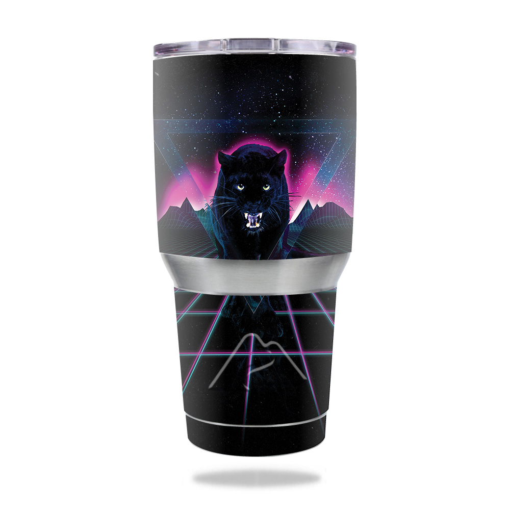 Picture of MightySkins OZTUM30-Vintage Jaguar Skin for Ozark Trail 30 oz Tumbler - Vintage Jaguar