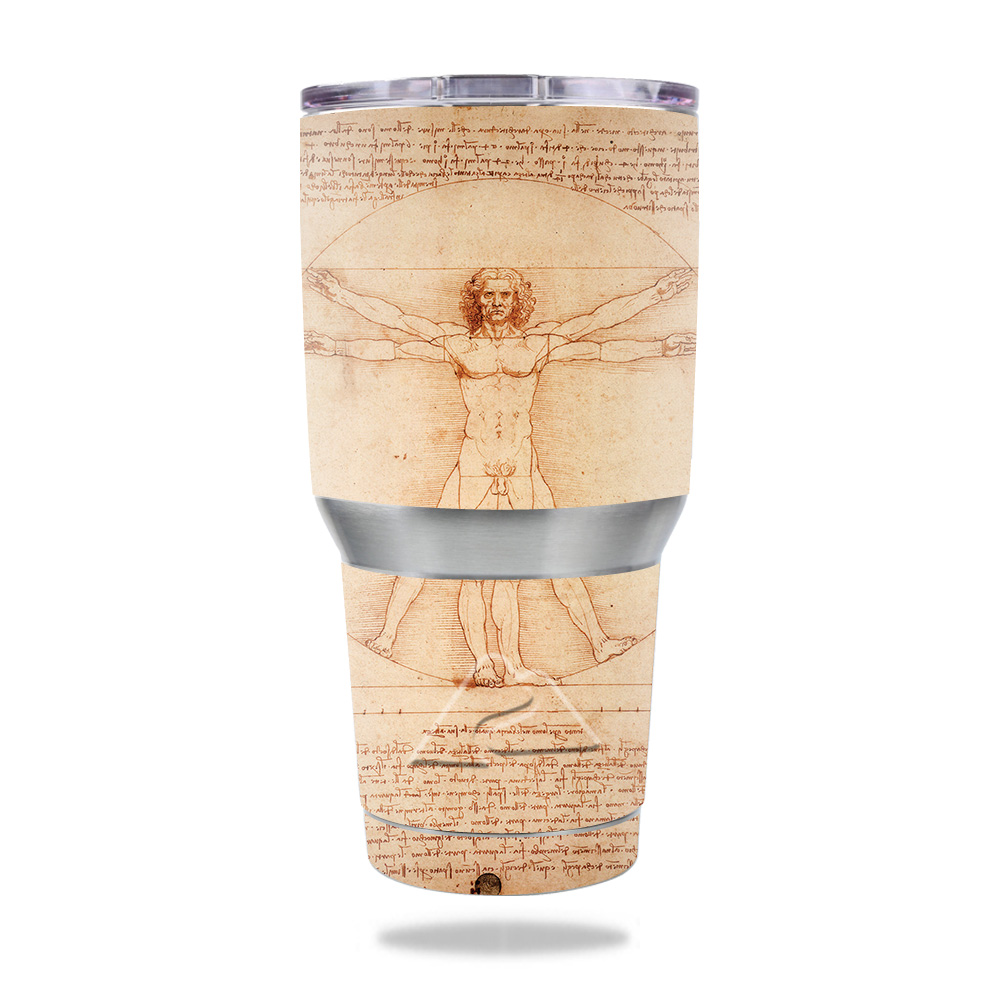 Picture of MightySkins OZTUM30-Vitruvian Man Skin for Ozark Trail 30 oz Tumbler - Vitruvian Man
